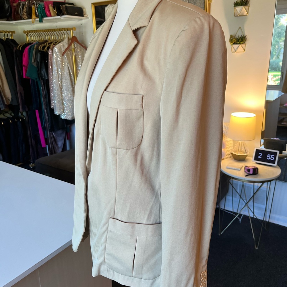 Ralph Lauren Beige/Khaki Colored Blazer - Picture 2 of 9